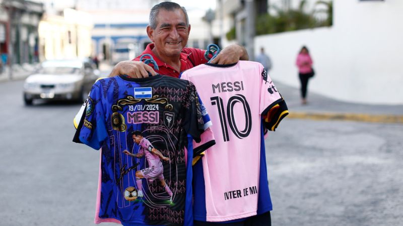 Centenares fans Messi El Salvador