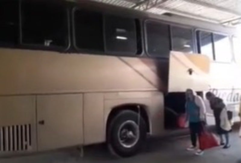 asaltan bus del trasporte ruta La Esperanza SPS
