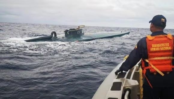 Submarinos cargados de droga