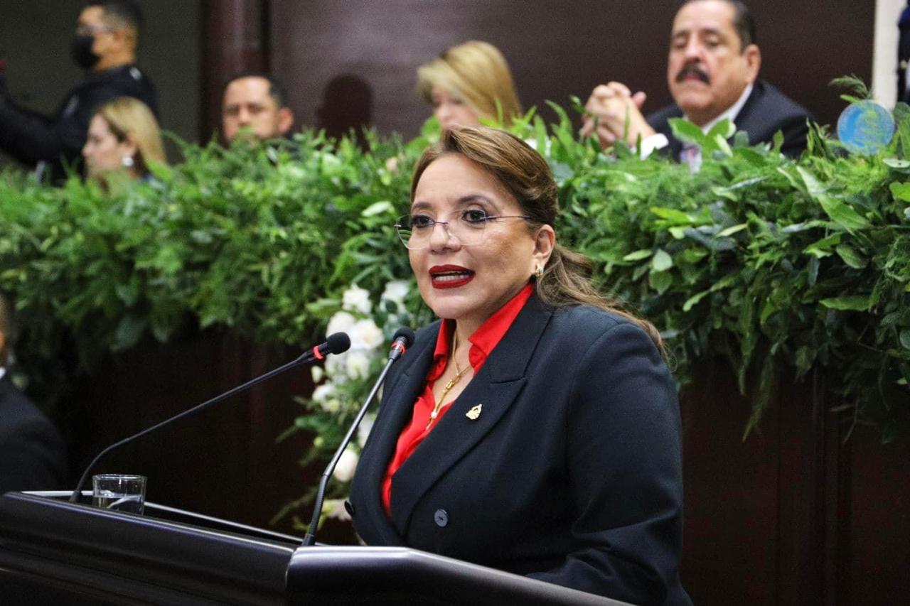 Xiomara Castro recordó el golpe de Estado en el Congreso. 