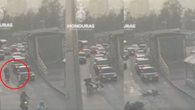 Motociclista embiste a peatón en el bulevar Resistencia Popular