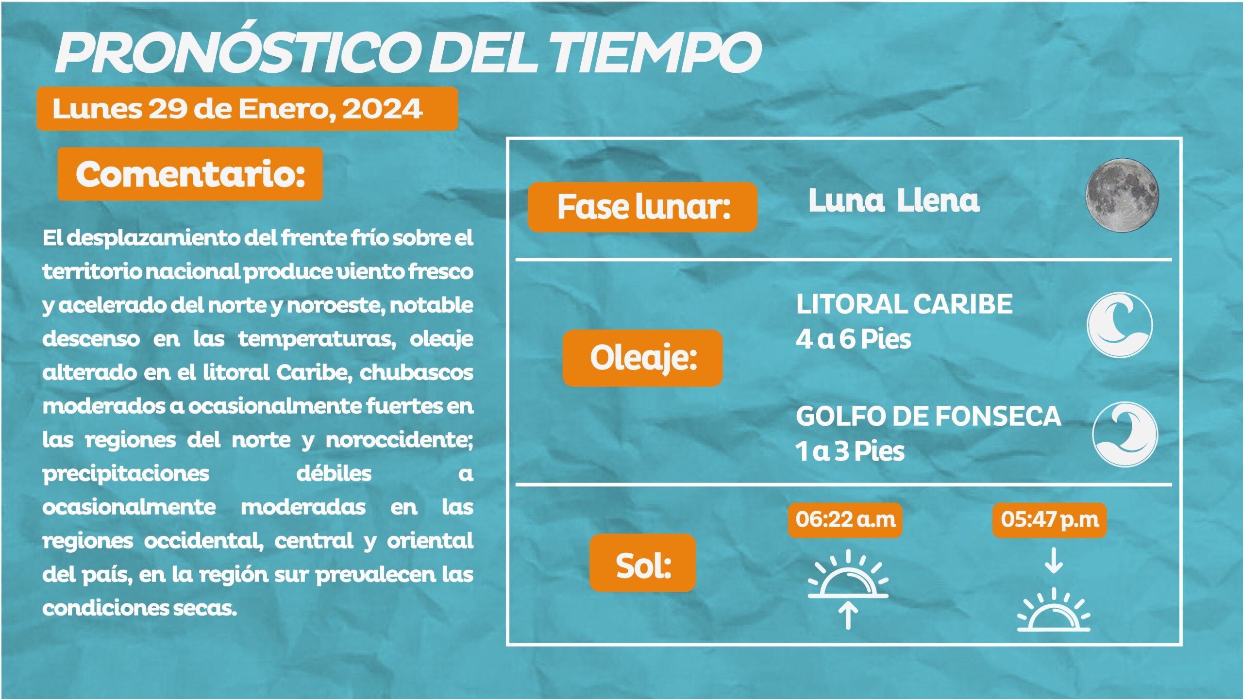 Clima| Lluvias y bajas temperaturas deja frente frío este lunes