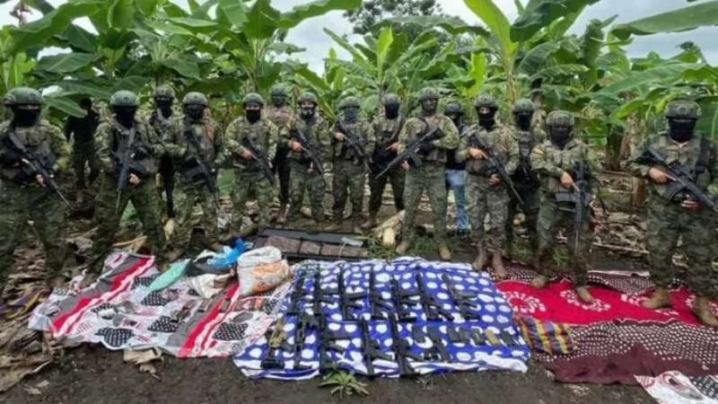 Droga y fusiles en Ecuador