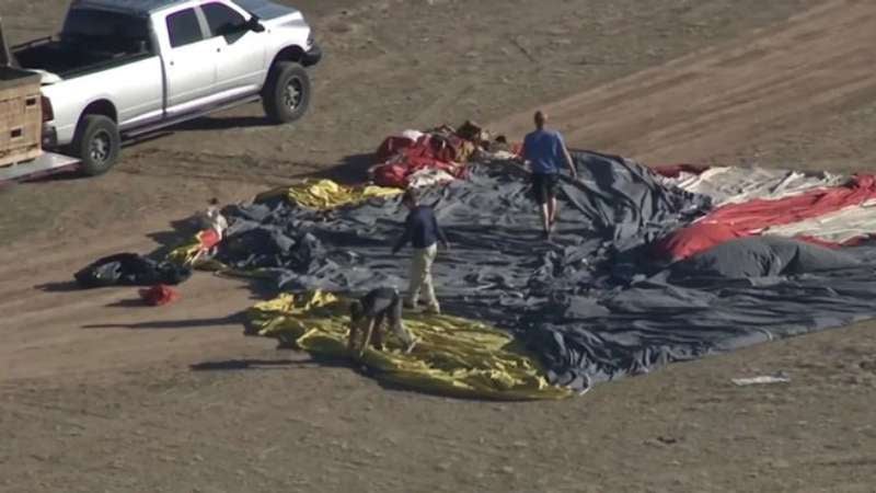 Muertos en accidente de globo aerostático