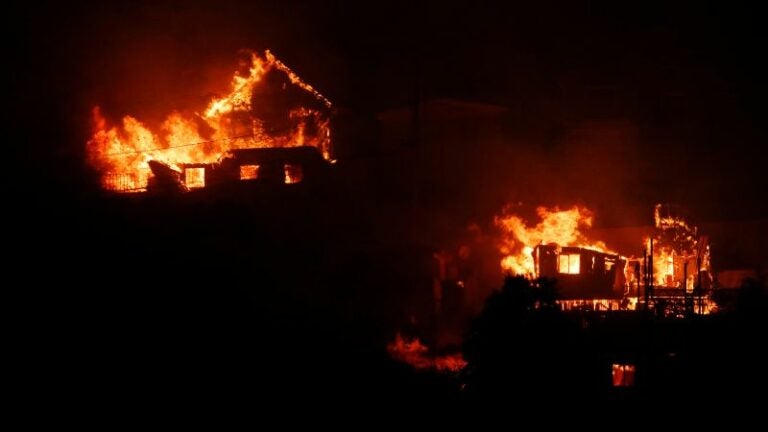 Incendios forestales en Chile