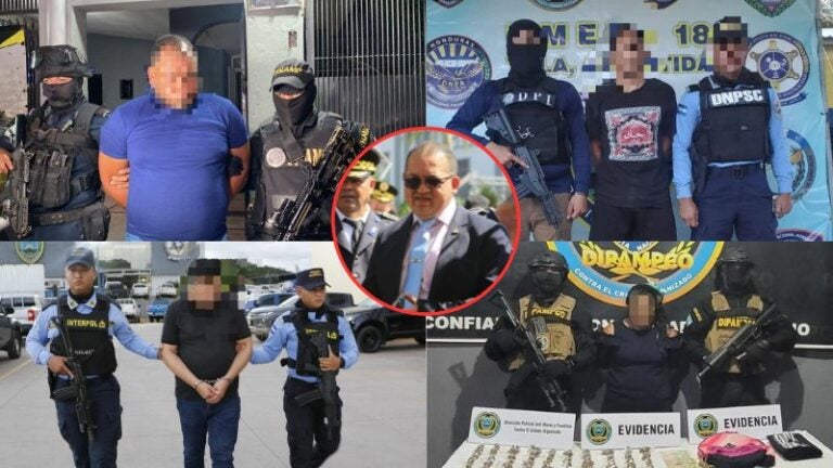 Ministro captura criminales