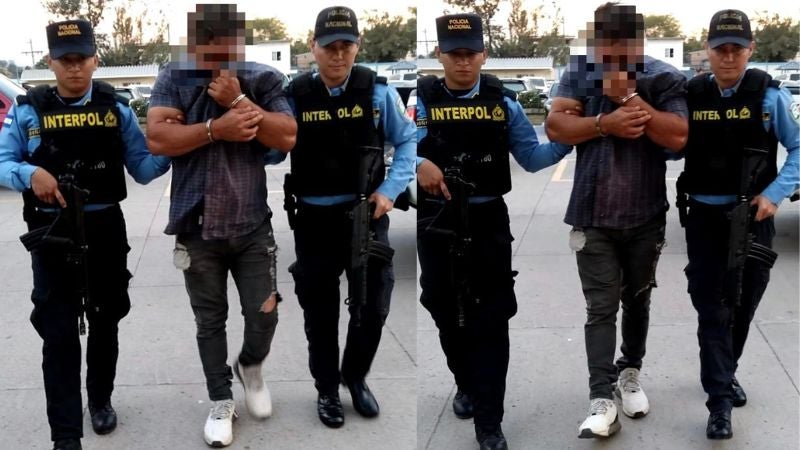 Capturan Yoro extraditable El Salvador