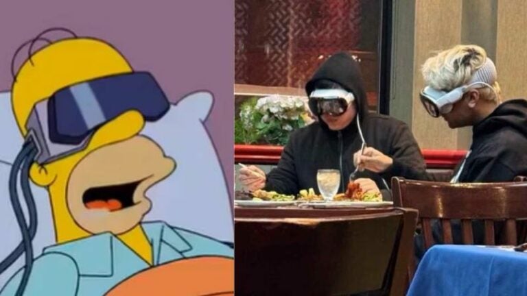 Los Simpson "predijeron" el Apple Vision Pro