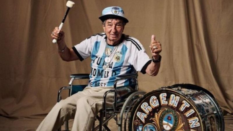 A los 83 años Muere 'El Tula', histórico hincha de la selección de Argentina