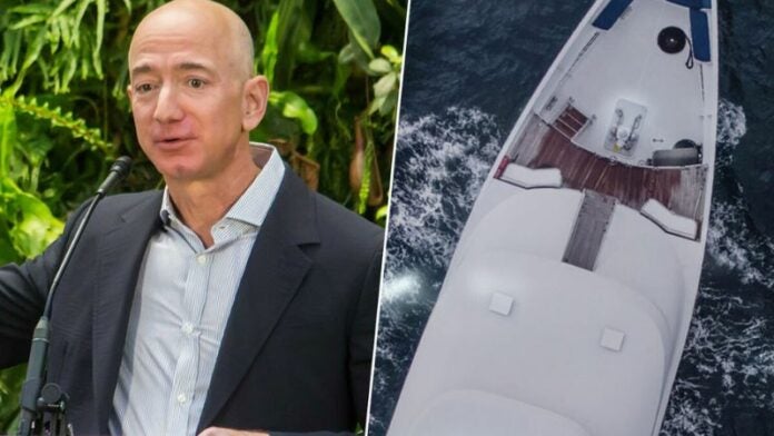 Jeff Bezos acuede a Starlink para instalar internet satelitatl en su megayate 