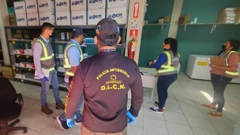 Inspecciones droguerías Tegucigalpa fentanilo