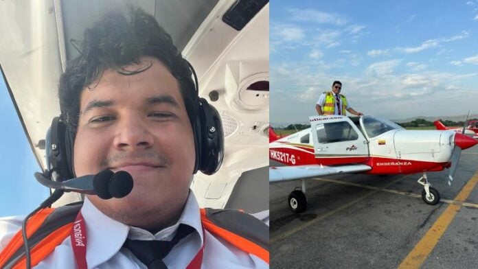 Joven logra graduarse de piloto gracias a su venta de tamales