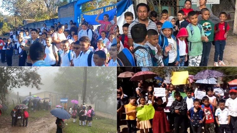 Escuelas Honduras sin clases