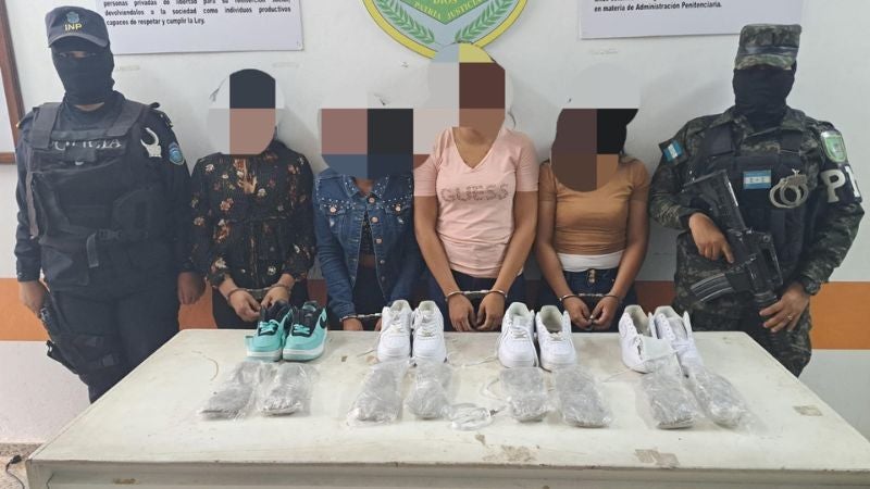 Capturan mujeres droga Támara