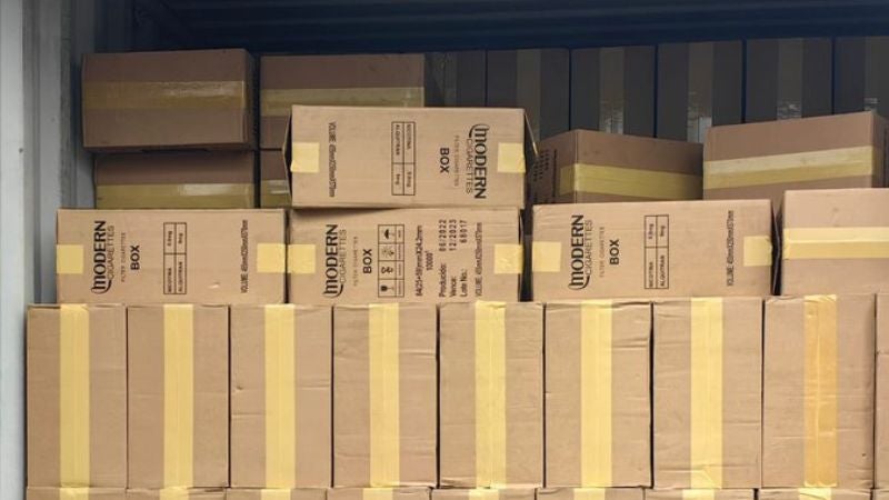 Decomisan 10 millones de cigarrillos producto de contrabando