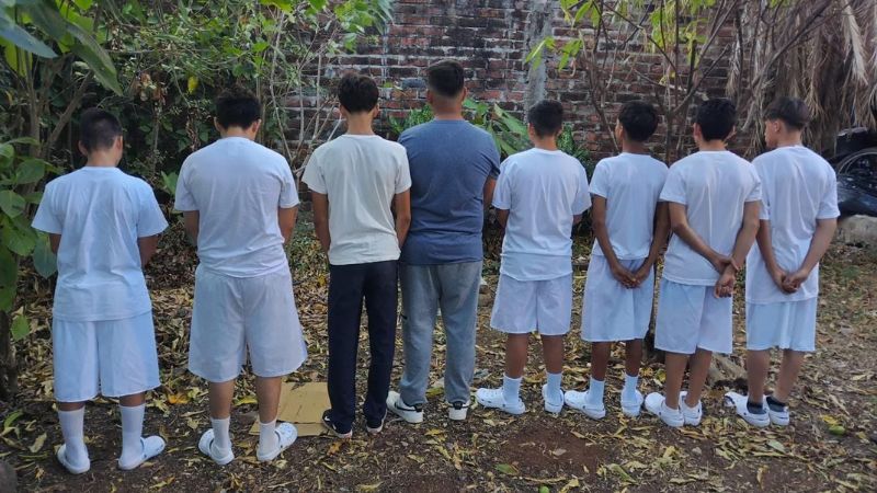 Capturan adolescentes mareros El Salvador