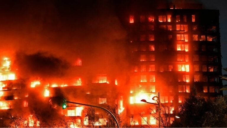 Honduras lamenta incendio Valencia