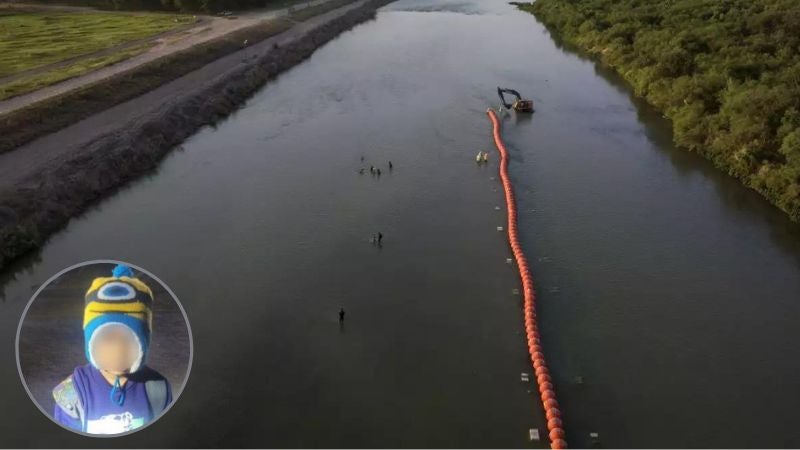 Rescatan a niño migrante hondureño en el río Bravo