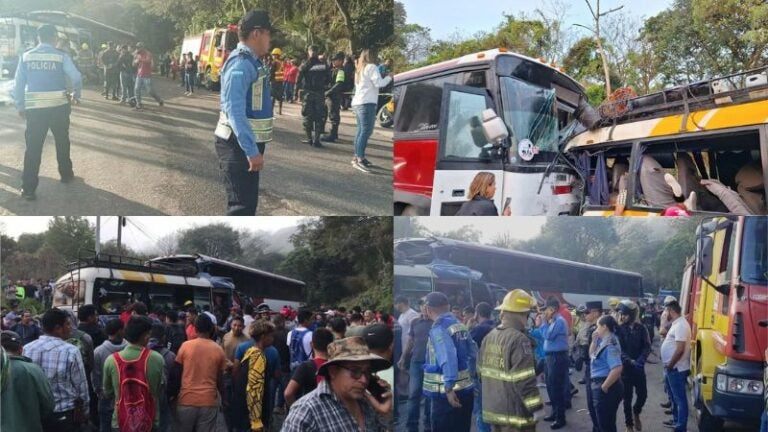 Choque buses Copán