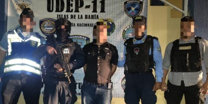 El individuo es un hombre de 29 años, originario de Olancho.