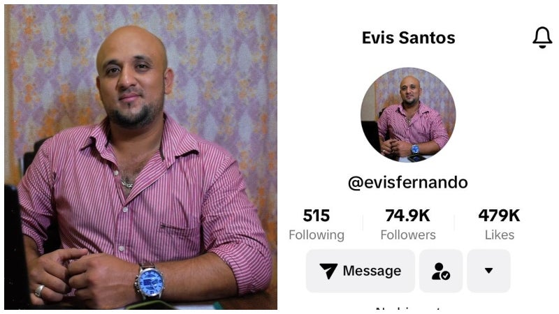 Abogado Evis Santos es viral en TikTok