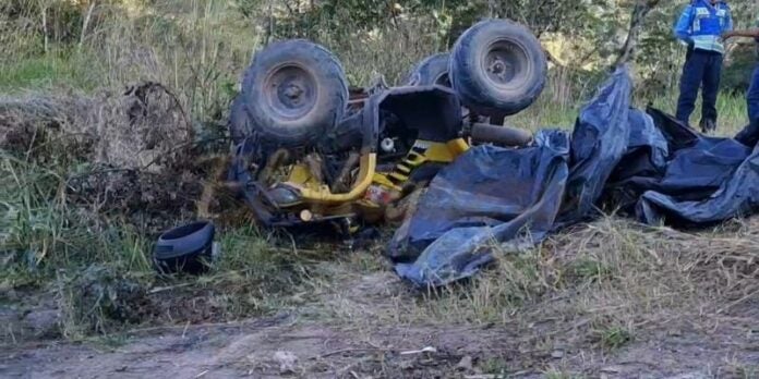 En una cuatrimoto muere una persona en Copán