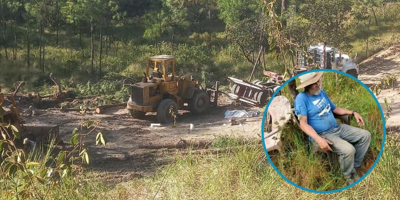 Hombre muere aplastado por un tronco de madera en Olancho