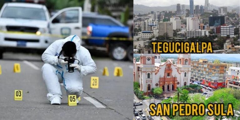 TGU y SPS a punto de salir del ránking de las ciudades más violentas del mundo