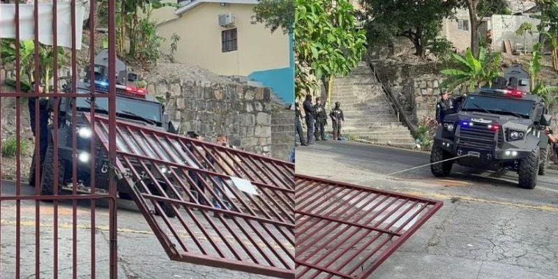Policía Nacional desmantelan portones en barrios con los Black Mamba