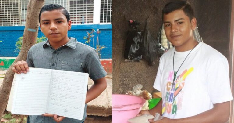 Joven nicaragüense vende jugos para cumplir su sueño de publicar un libro