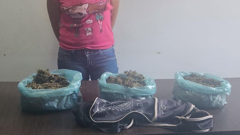 capturan mujer marihuana Olancho 