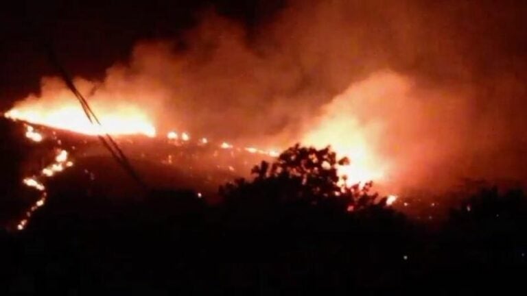 Incendio San Lorenzo Valle