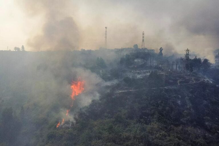 Incendio en Chile