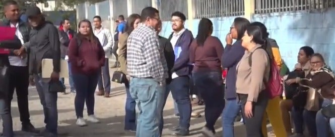 se toman Departamental de Educación Francisco Morazán