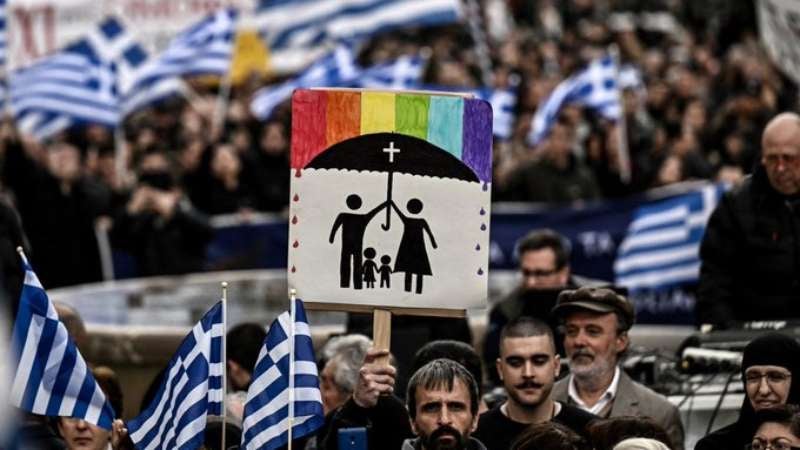 Protestan en Grecia