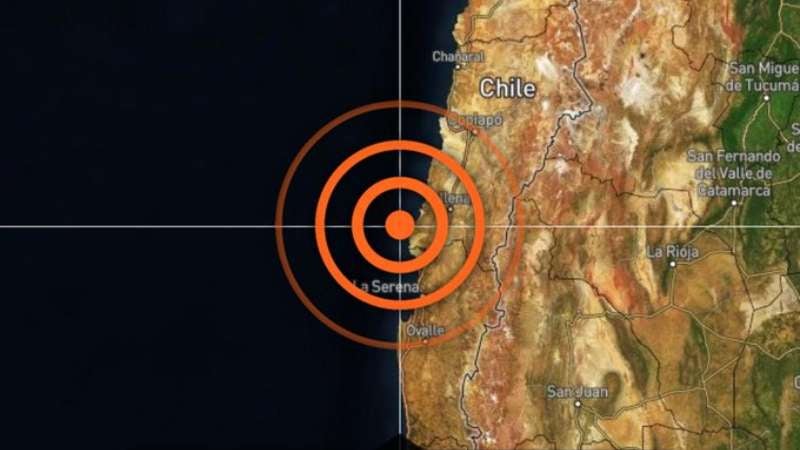 Reportan sismo en Chile