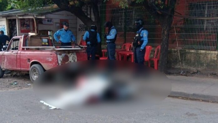 Ultiman a un hombre frente a su esposa en Choluteca