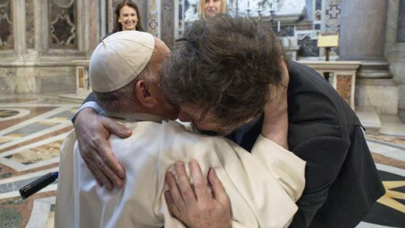 Encuentro entre Milei y el papa Francisco