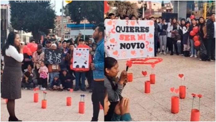 joven se declara a su enamorado