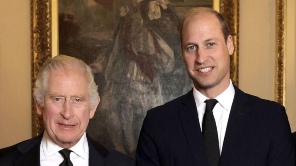 Rey Carlos y el príncipe William