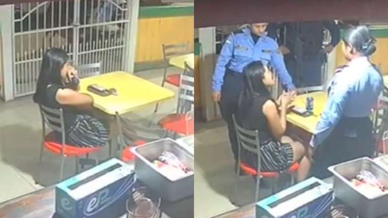 Captan Detención De Mujer En Un Comedor En Olancho