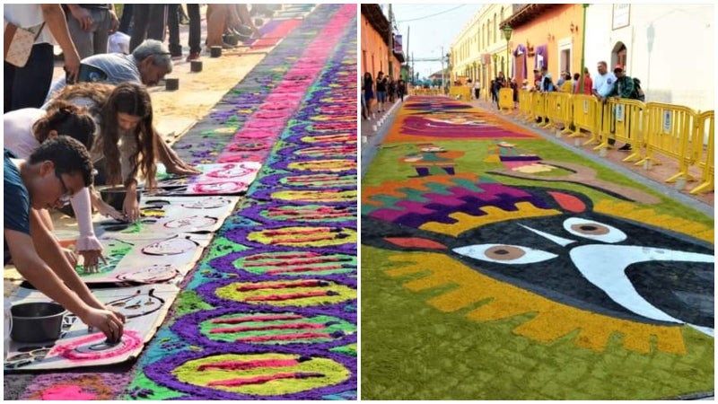 Comayagua está lista para volver a mostrarse al mundo con sus fascinantes alfombras de aserrín y su fervor religioso en Semana Santa.