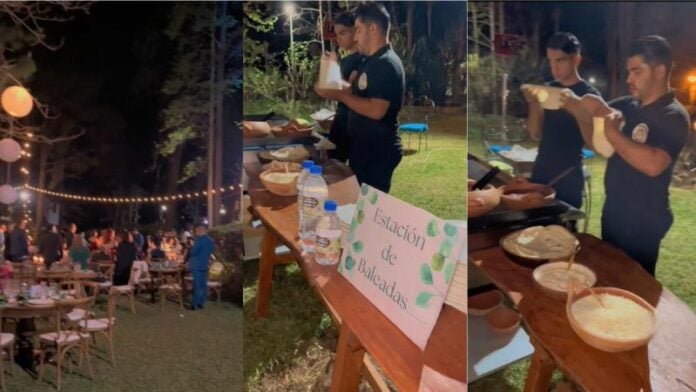 baleadas en boda hondureña