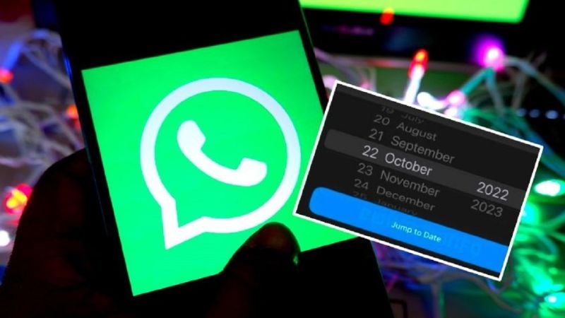 WhatsApp ya permite encontrar mensajes antiguos por fecha