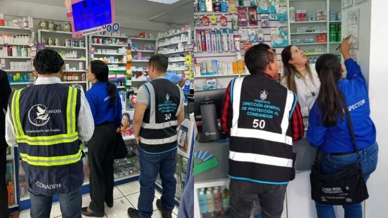 Ejecutan operativos en varias farmacias de la capital