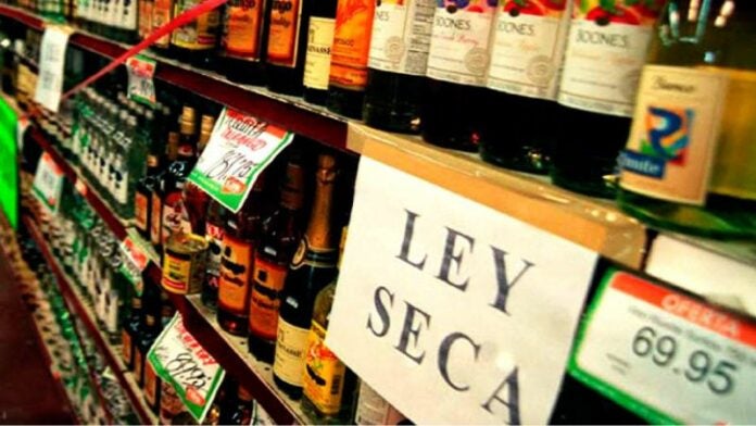 Ley seca dos días de Semana Santa en zonas específicas de la capital