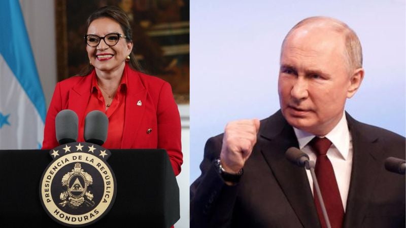 Xiomara Castro felicita a Putin