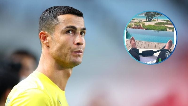Cristiano Ronaldo muestra como lucen sus pies y causa furor en redes