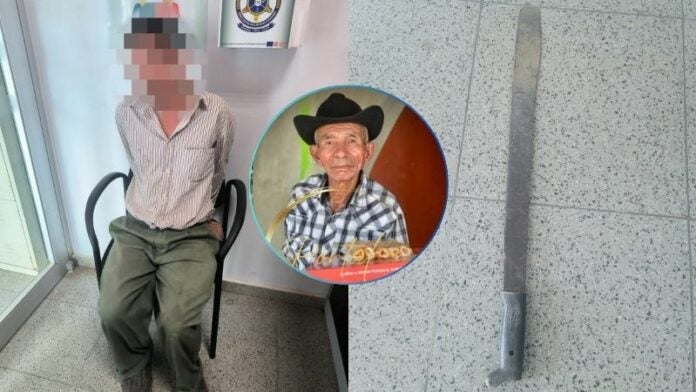 Hombre con supuestos problemas mentales machetea a su padre en Olancho