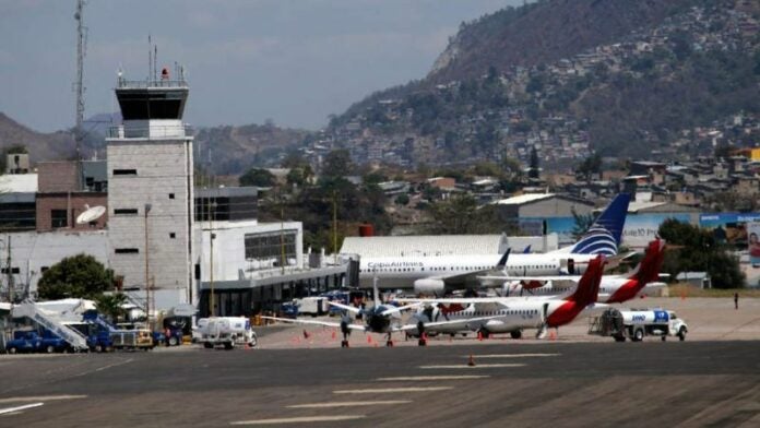 El Aeropuerto Internacional Toncontín.